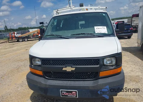 2016 Chevrolet Express 2500 Work Van из США, поврежденный, VIN 1GCWGAFF5G1337128